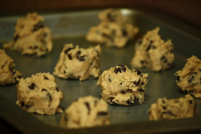 Chocolate chip cookie dough