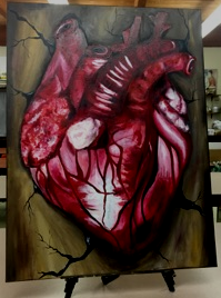 heart painting