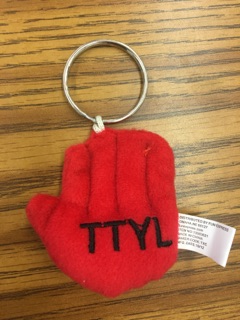 red keychain