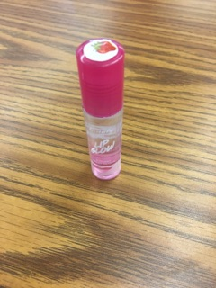 pink lipgloss