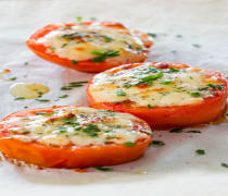 Roasted Tomatoes with Cheese