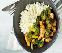 Chicken and Broccoli with Rice