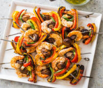 Shrimp Kabobs with Vegetables