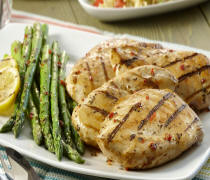 Grilled Chicken with Asparagus