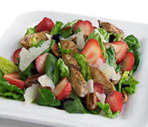 Grilled Chicken Salad with Strawberries